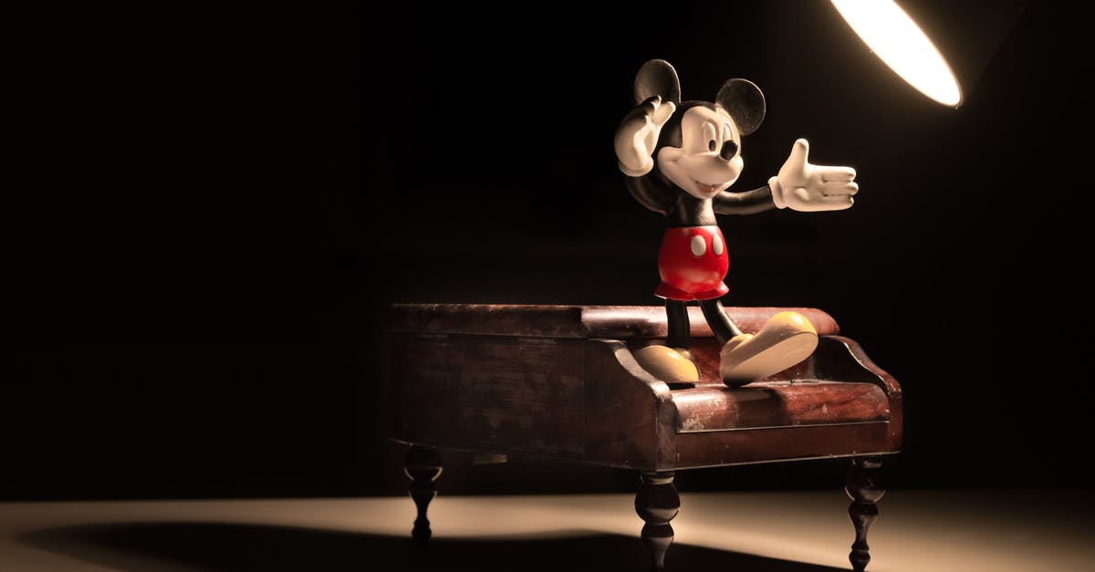 How is this style of cartoon animation produced? - Disney Mickey Mouse Standing Figurine