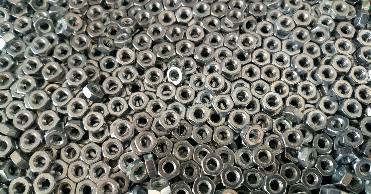 How many "Oscars" are given out per category - Pile of Silver Hex Nuts