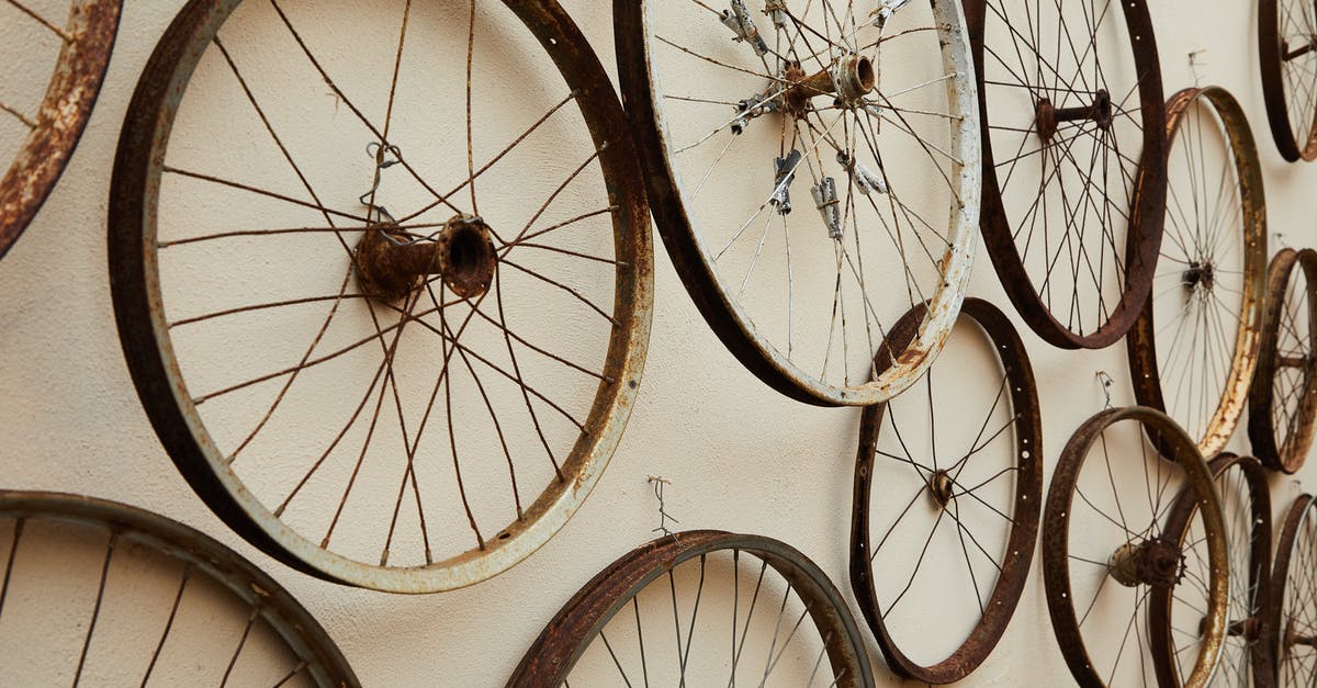How many "Oscars" are given out per category - Spoke wheels hanging on wall