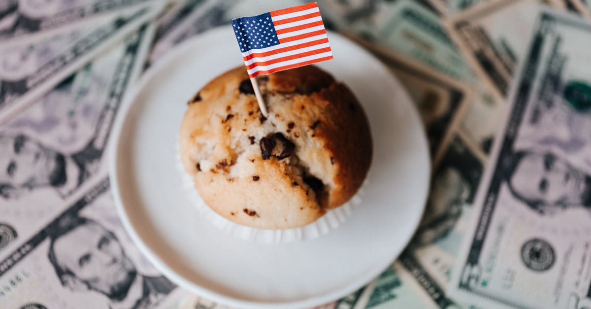 How many US presidents have been in a movie? [closed] - Tasty cake with flag on bunch of paper dollars