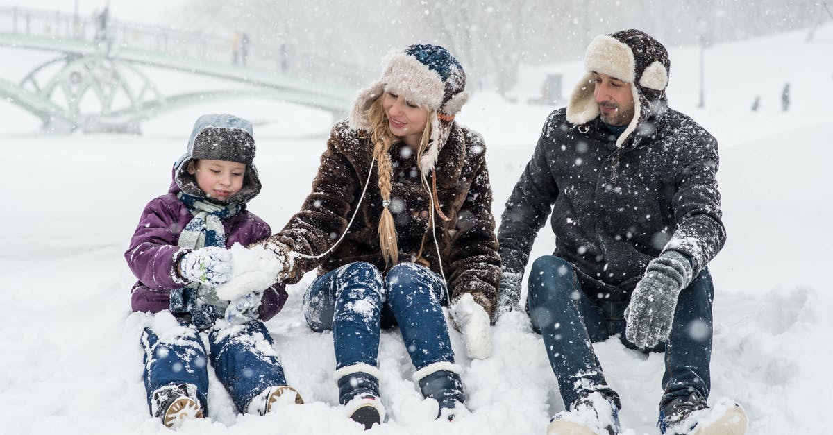How much did the parents know in season 1 of The Sinner? - Woman, Man and Girl Sitting on Snow