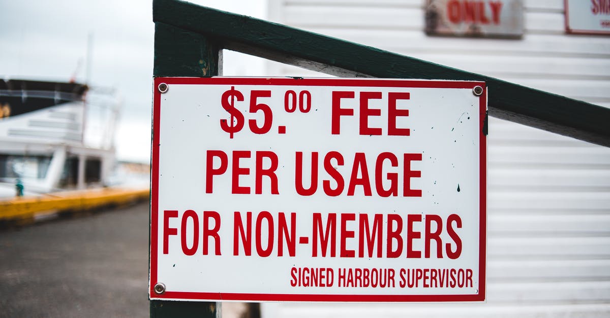 How much money did this Evil advertising promotion cost the Network? - Signboard with entrance price information outside harbor cottage