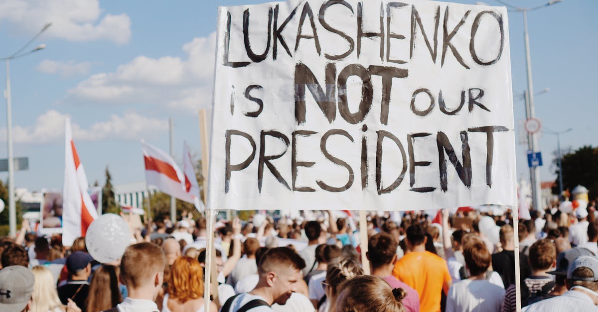 How was it 2020 so soon after July 2019? - Protesters in Belarus