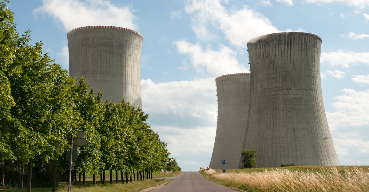 How was the nuclear reactor failure simulated? - Gray Concrete Road Near the Nuclear Power Plant