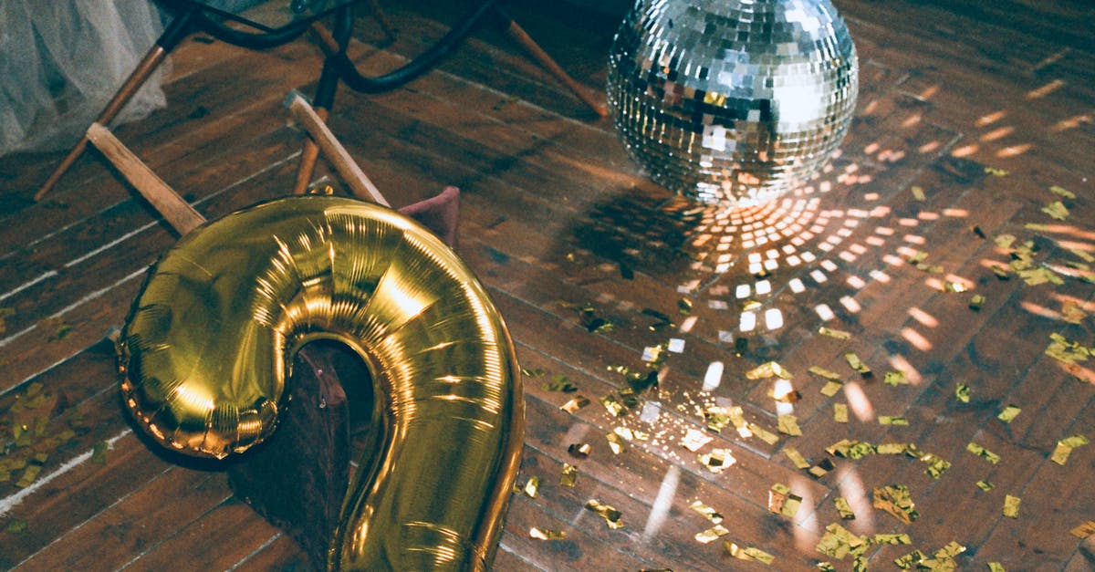 How were Sophie's interactions with the BFG filmed? - Gold Number Two Balloon and Disco Ball on the Floor