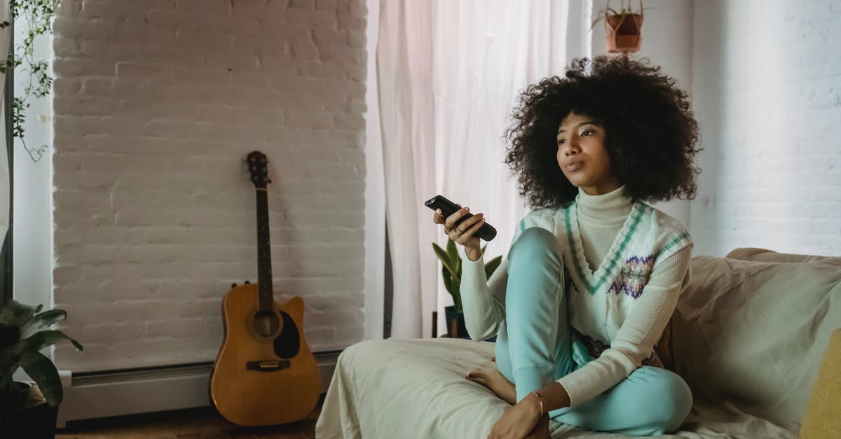 If Sweden didn't have commercial TV channels until the late 1980s, how can these TV commercials from the 1960s and 1970s exist? - Young black lady resting on sofa and watching TV at home