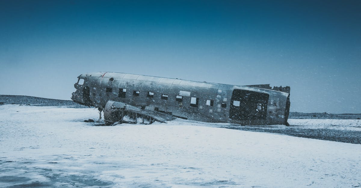 In Fargo, why is the 180° rule broken during this scene? - Aged ruined airplane after accident on snowy land behind mounts under sky in winter
