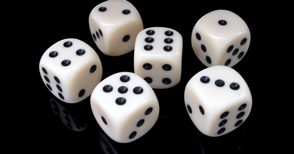 In the British game show Countdown, how are the numbers 6 and 9 differentiated? - 6 Pieces of Black and White Dice