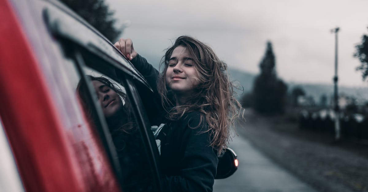 In the Godfather, where did they drive to with Carlo's feet sticking out of the front window after he was killed? - Side view of young dreamy ethnic female with closed eyes leaning out automobile window driving on asphalt road near trees and mountains under sky in countryside