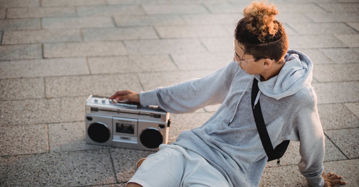 In-universe, how do Blackbeard and the other pirates know the song "Smells Like Teen Spirit"? - Trendy young ethnic guy listening to music with boombox on street