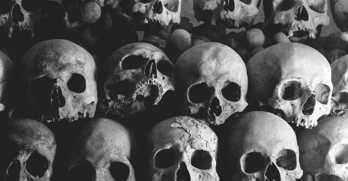Is Bones a vegetarian or not? - Pile Of Human Skulls