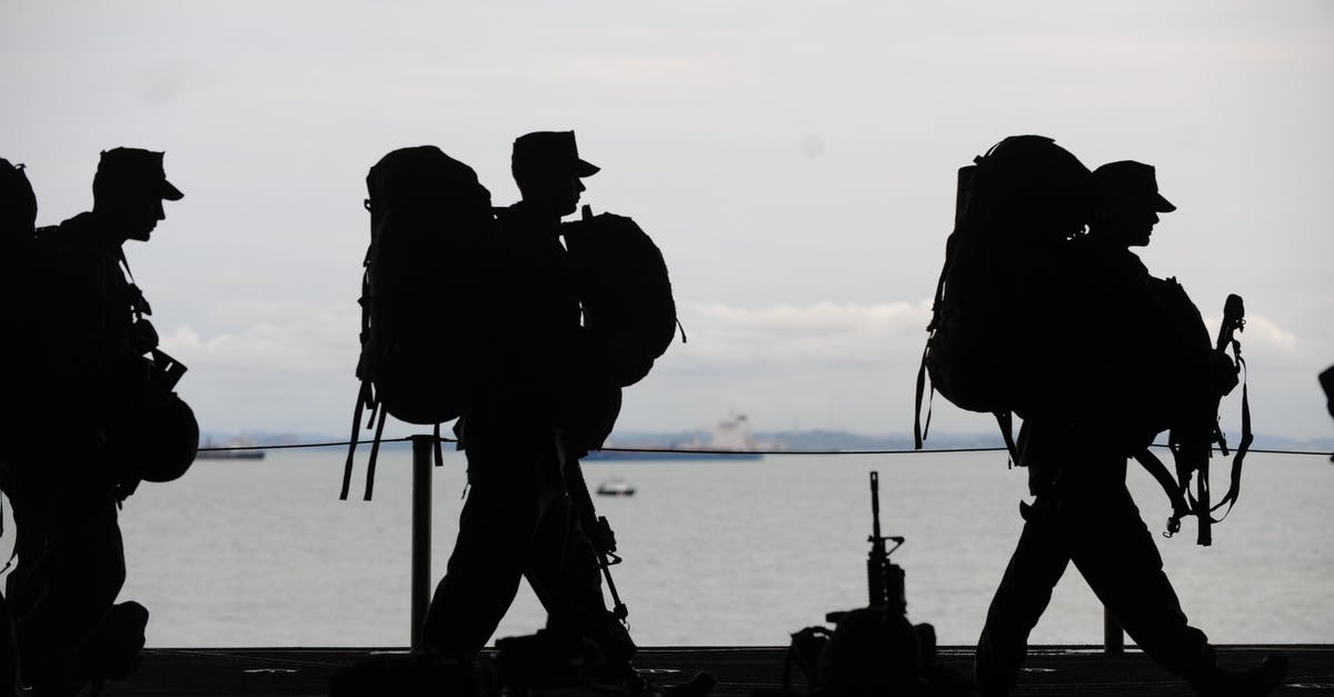 Is it real that USA military find specialists to help in specific disaster situations? - Silhouette of Soldiers Walking