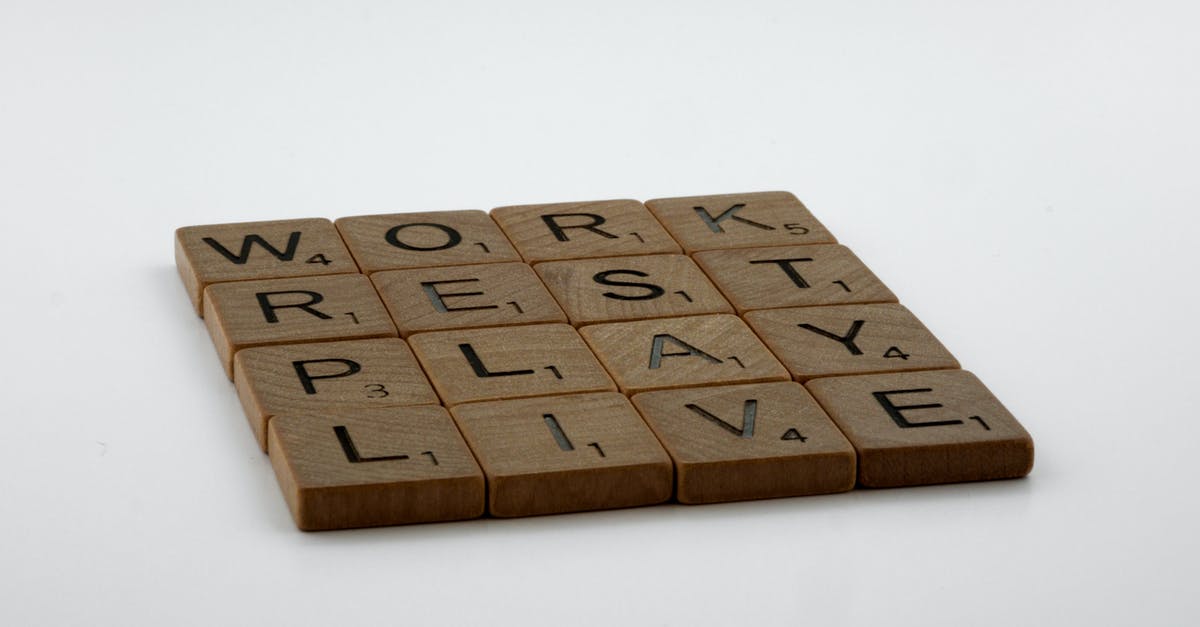 Is it realistic to live in a motel (a la "The Florida Project")? - Life Balance Quote on Wooden Scrabble Tiles