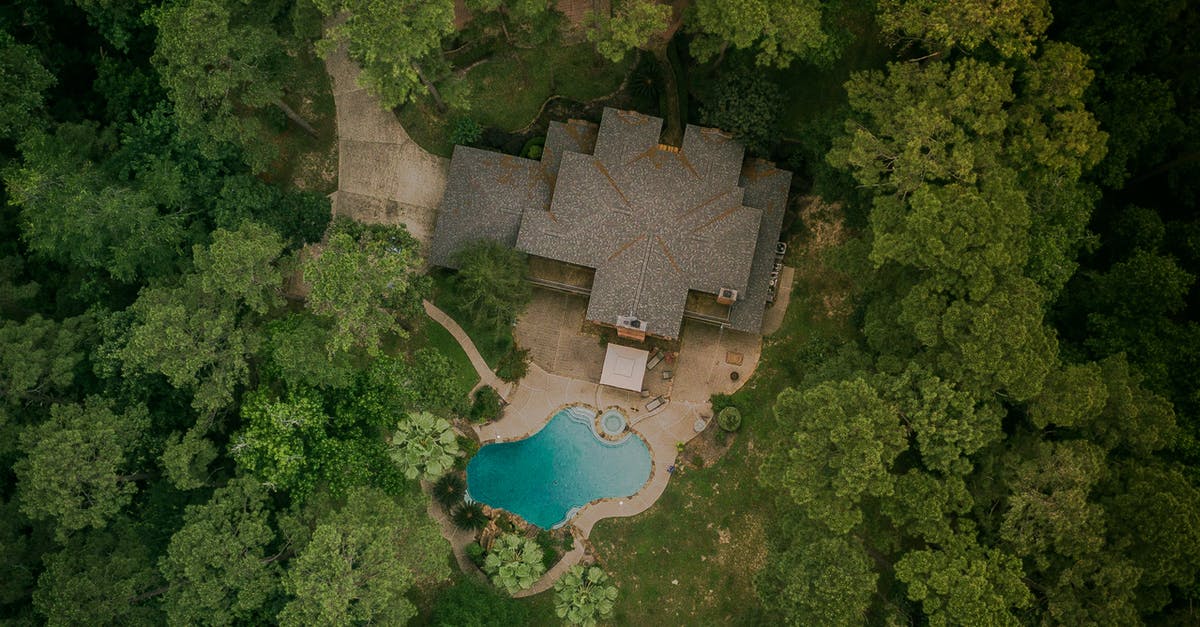 Is Jasper's house in the woods an existing location? - Aerial View Photography of House With Swimming Pool