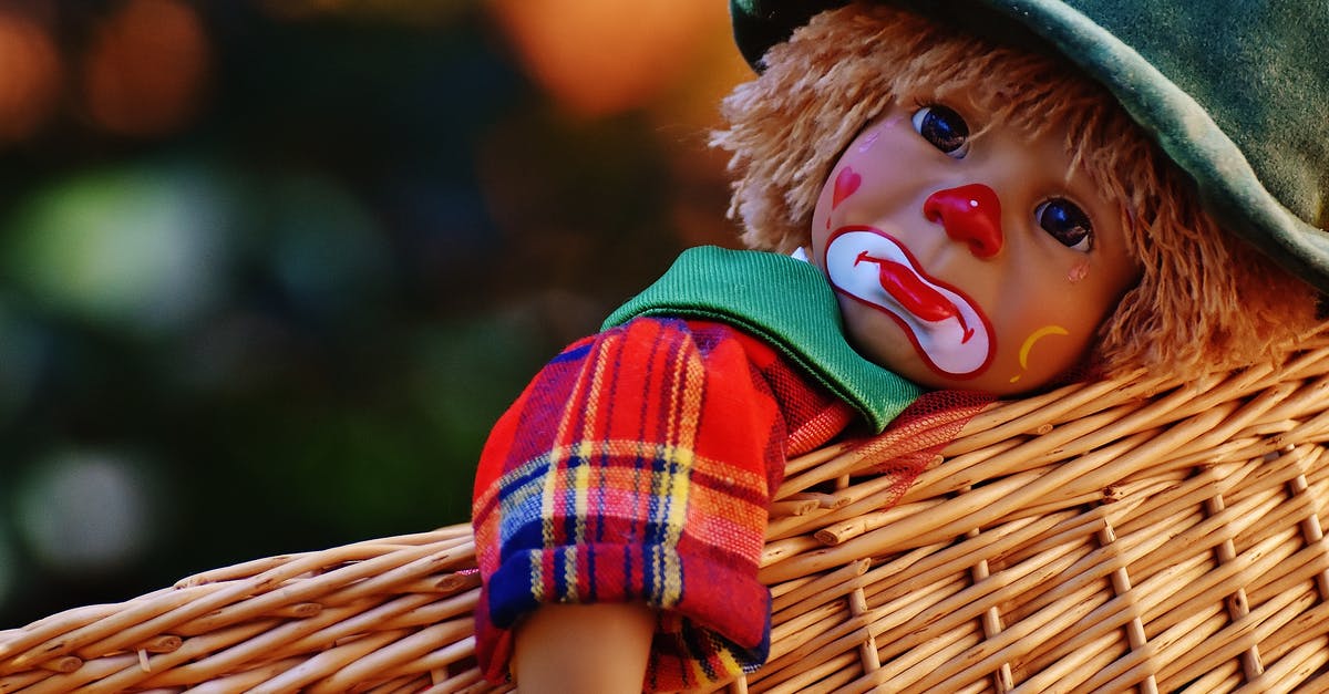 Is Pennywise the clown imaginary? - Sad Clown Doll in Basket