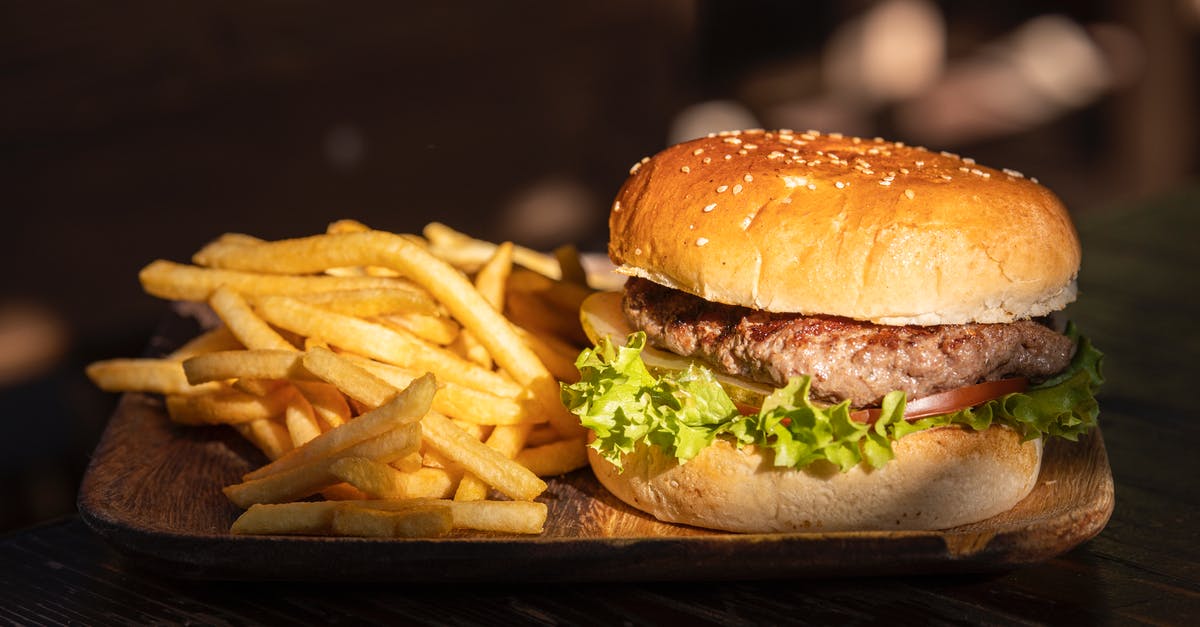Is Slushy Burger a reference to any restaurant chain? - Plate of Fries and Burger