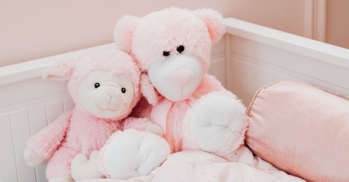 Is Teddy aware that he's crazy? - Pink Bear Plush Toy on White Bed