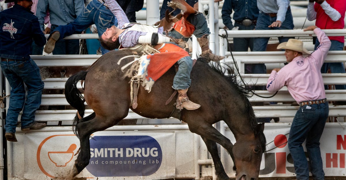 Is there a trope for cowboys who laugh after punching something? - People during Rodeo