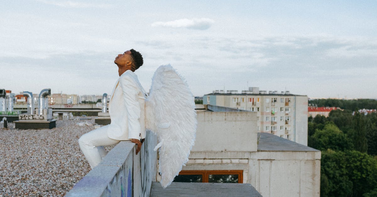 Is there any on-screen relevance or evidence that Good Omens is narrated by God? - A Man in Angel Costume Contemplating