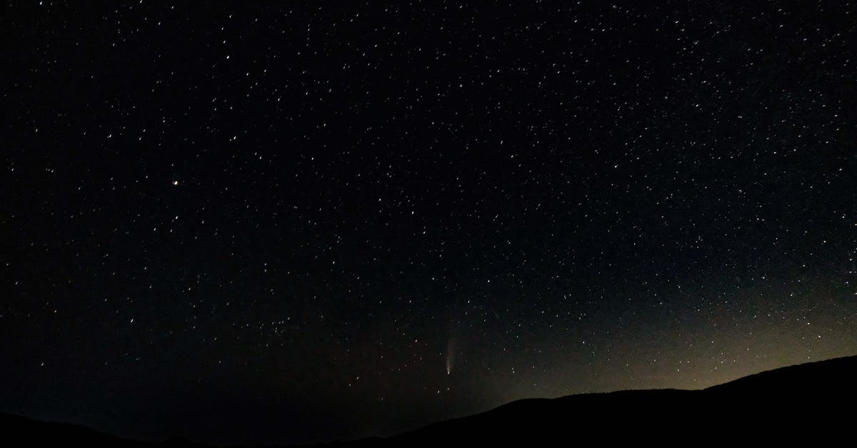 Is there any proof that the Observers were from the Alternate Universe? - Low angle of spectacular night sky with luminous stars and falling comet over dark mountainous terrain