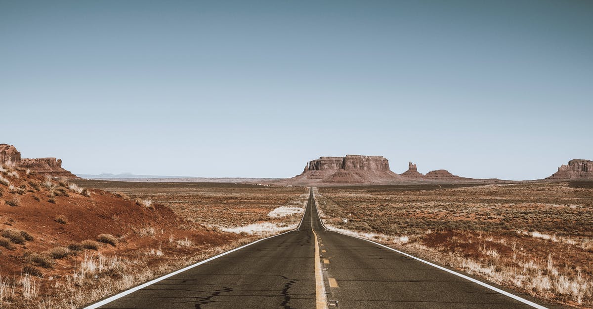 Is there any reason for the absence of Walt in Lost? - Empty Road Crossing Monument Valley, Utah, USA