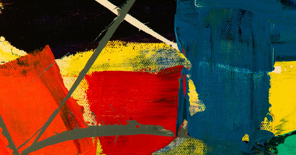 Is this painting based on a real painting? - Close-Up Photo Of Abstract Painting