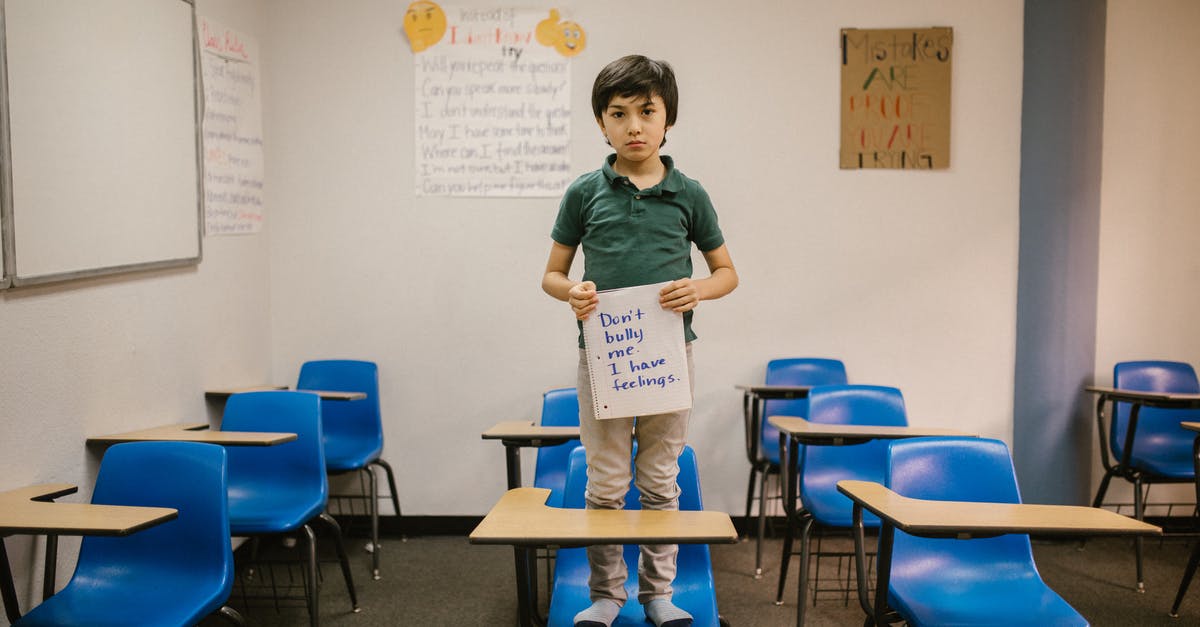 Is this "Last Boy Scout" henchman portrayed by Dan Castellaneta? - Boy Standing on Blue Chair While Holding a Message Against Bullying