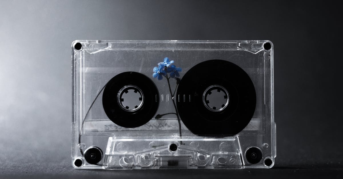 Is this the inspiration for the music used in Dredd? - Retro cassette tape with small flower