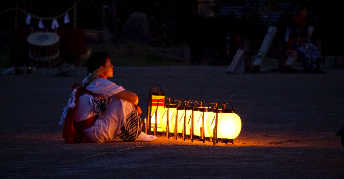 Japanese films/TV adaptations of the Taiping Rebellion? - Man in Traditional Clothes Sitting on Beach near Lanterns