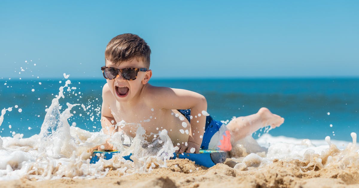 Kids that fight troll-like monsters with water guns filled with milk? [closed] - A Boy on the Beach
