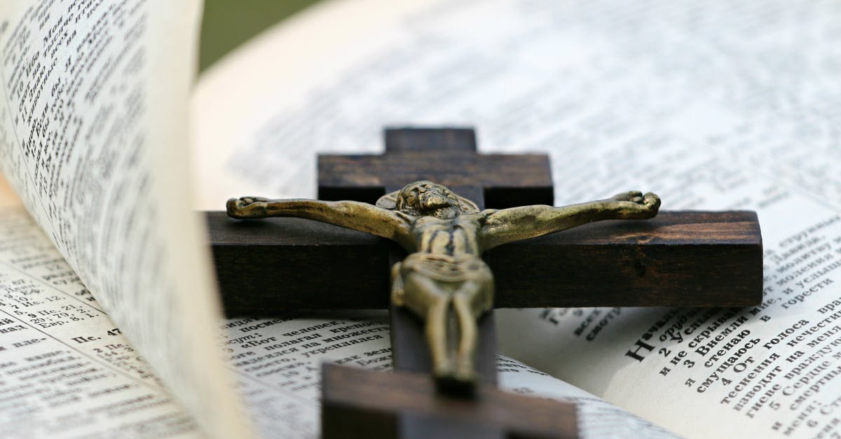 Last Horcrux of Lord Voldemort - Crucifix on Top of Bible