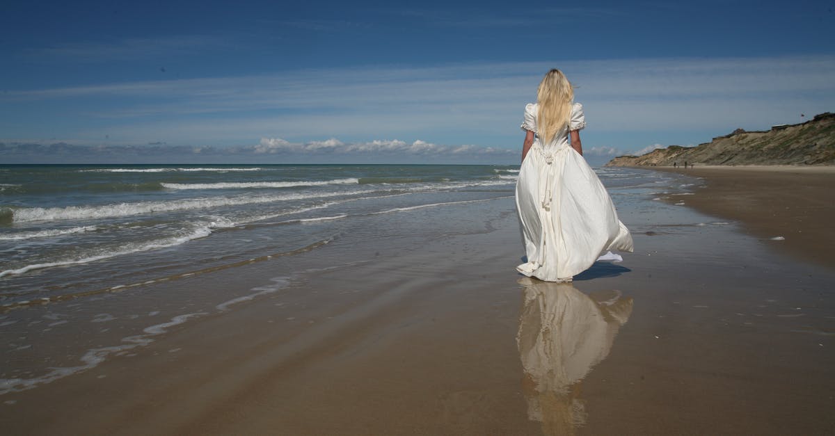 Lawrence of Arabia: women on the cliffs - Woman Walking Near Shore