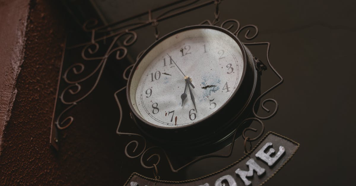 Mindhunter - Time Frames? - An Old Analog Clock Hanging on Metal Rock