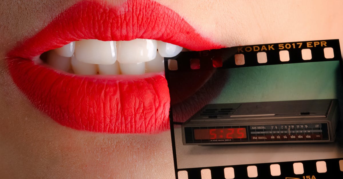 Most recent Hollywood feature film without closing credits - Person Wearing Red Lipstick Biting Film