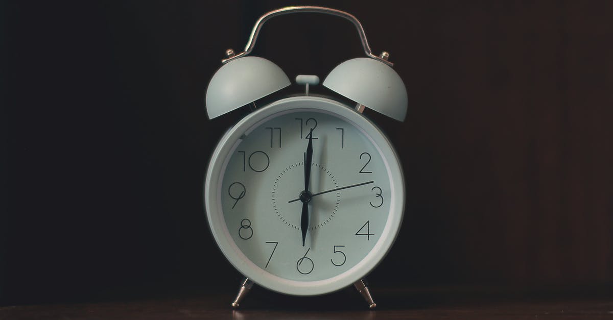 parallel time in Awake - White Ring-bill Alarm Clock
