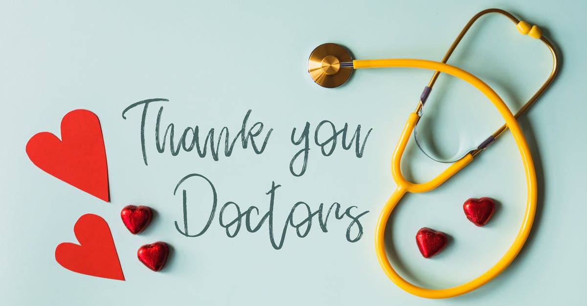 Preventing Demons from leaving their vessels? - Set of gratitude message for doctors with stethoscope and hearts