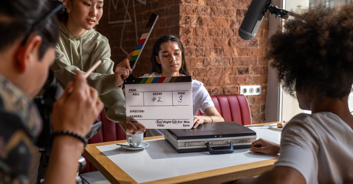 Protection for actors when filming sex scenes in mainstream movies - A Woman Holding a Clapperboard