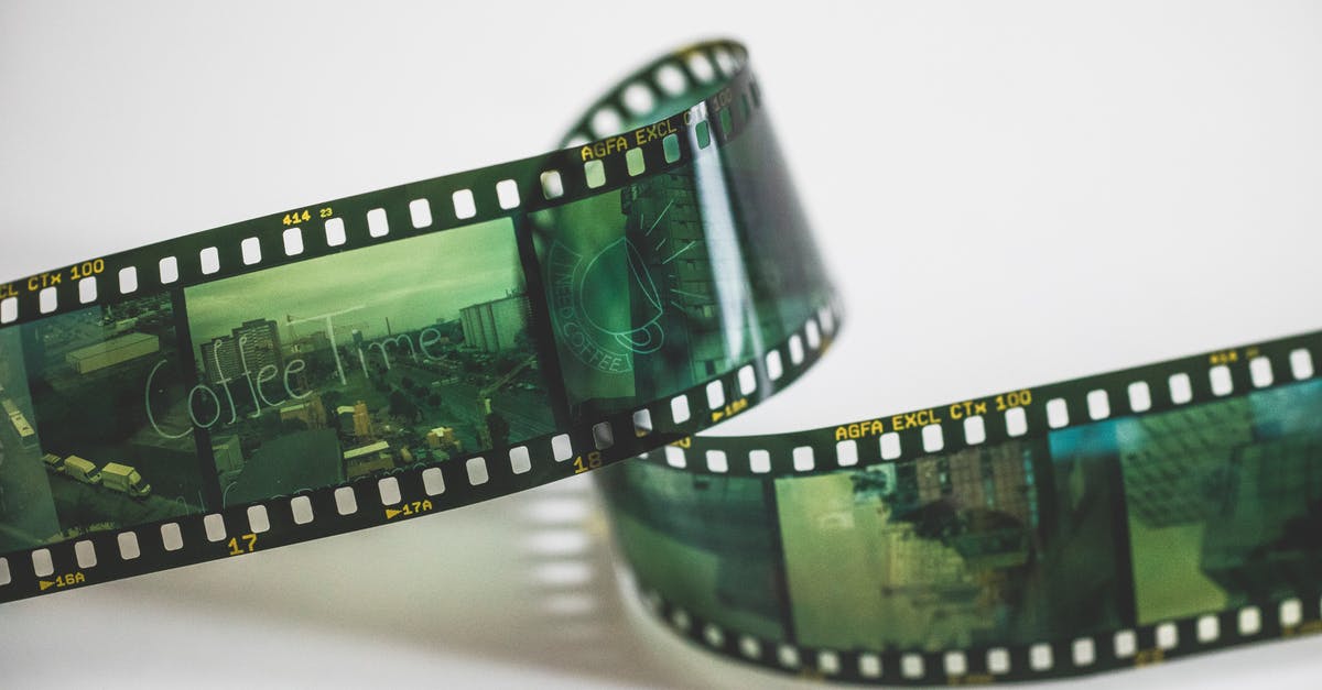 Quality difference between HD video and 35mm film - Green and Black Round Frame