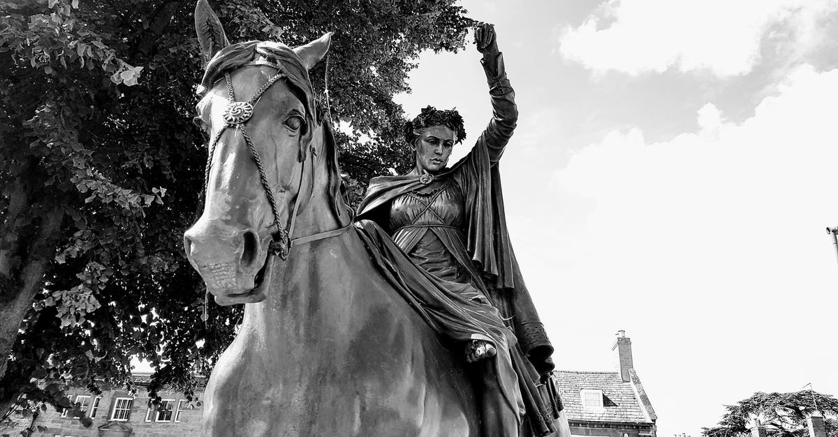 Question about historical figures and timeline in "Ever After: A Cinderella Story" - Woman Riding Horse Statue