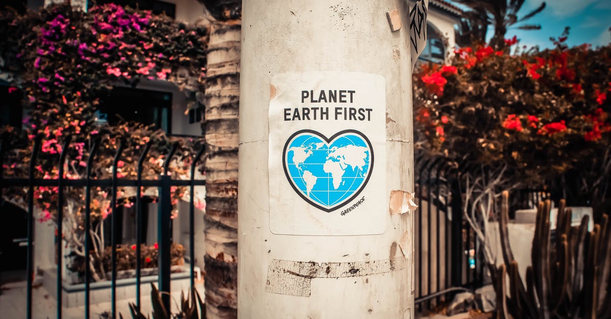Quote about Baltimore Being the Sleaziest city in America? - Planet Earth First Poster On A Concrete Post