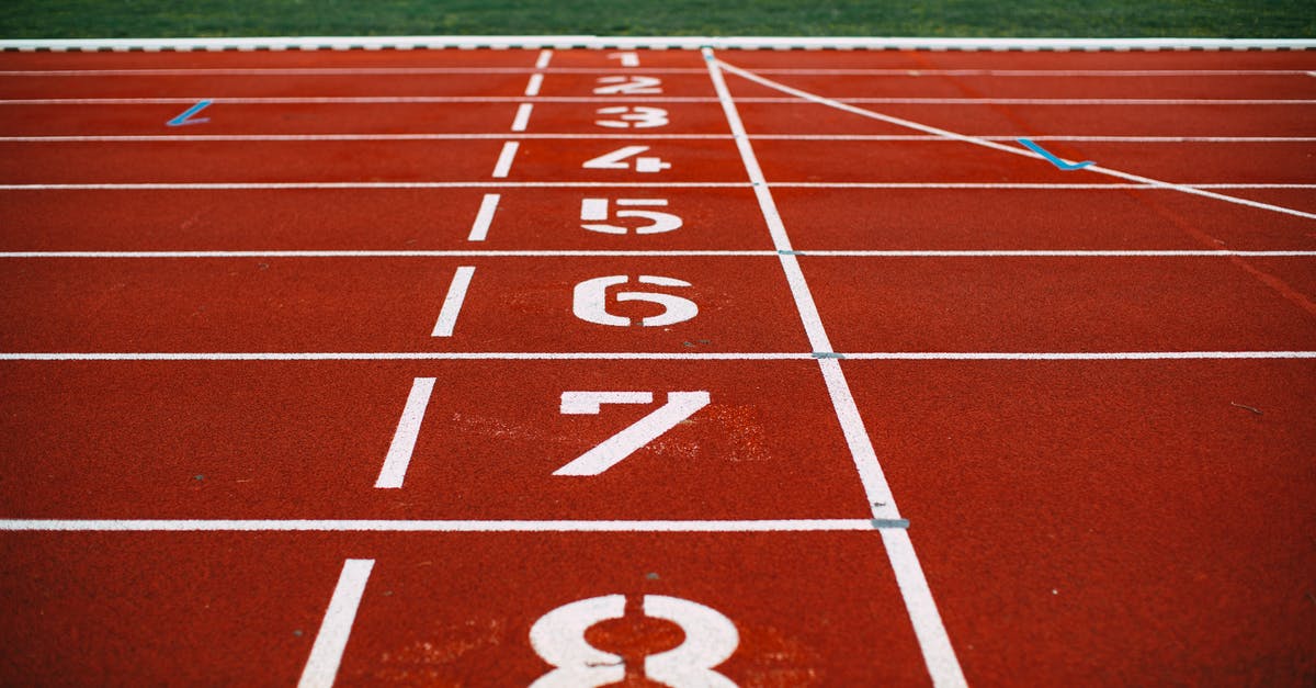 Repeating same line at the start of the movie and at the end - White and Red Track Field