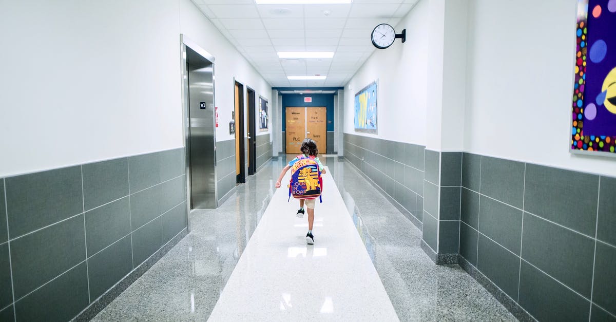 School Custodian as All-Knowing Insider - Boy Running In The Hallway