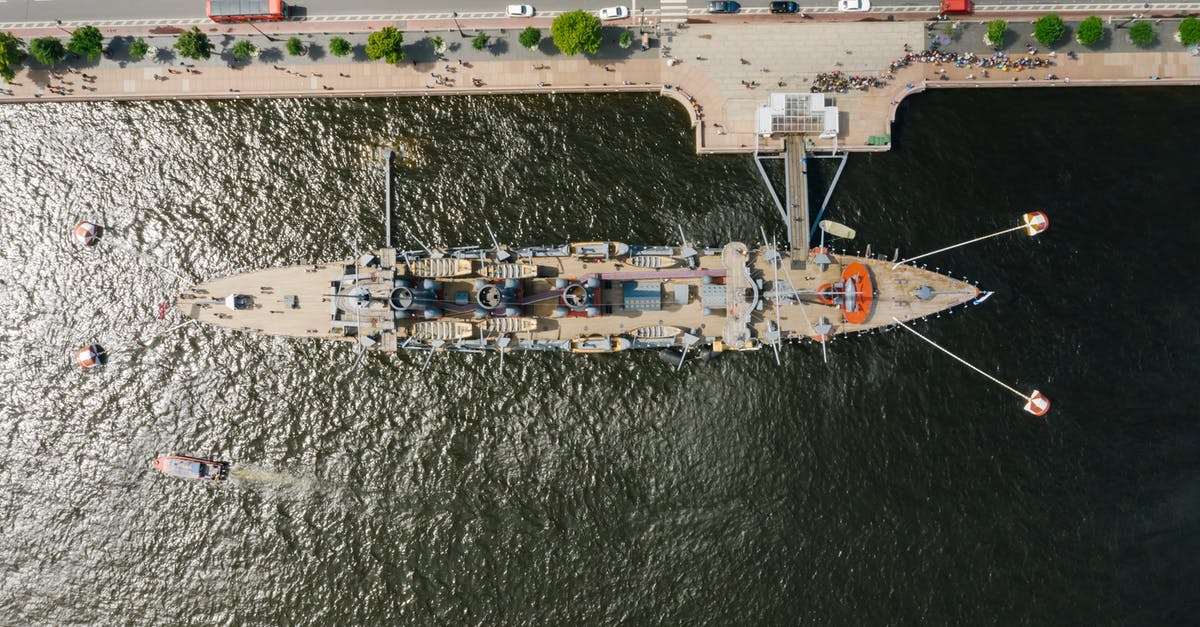 Should The Last Ship Prequel be watched before The Last Ship series? - Aerial View of White Ship on Sea