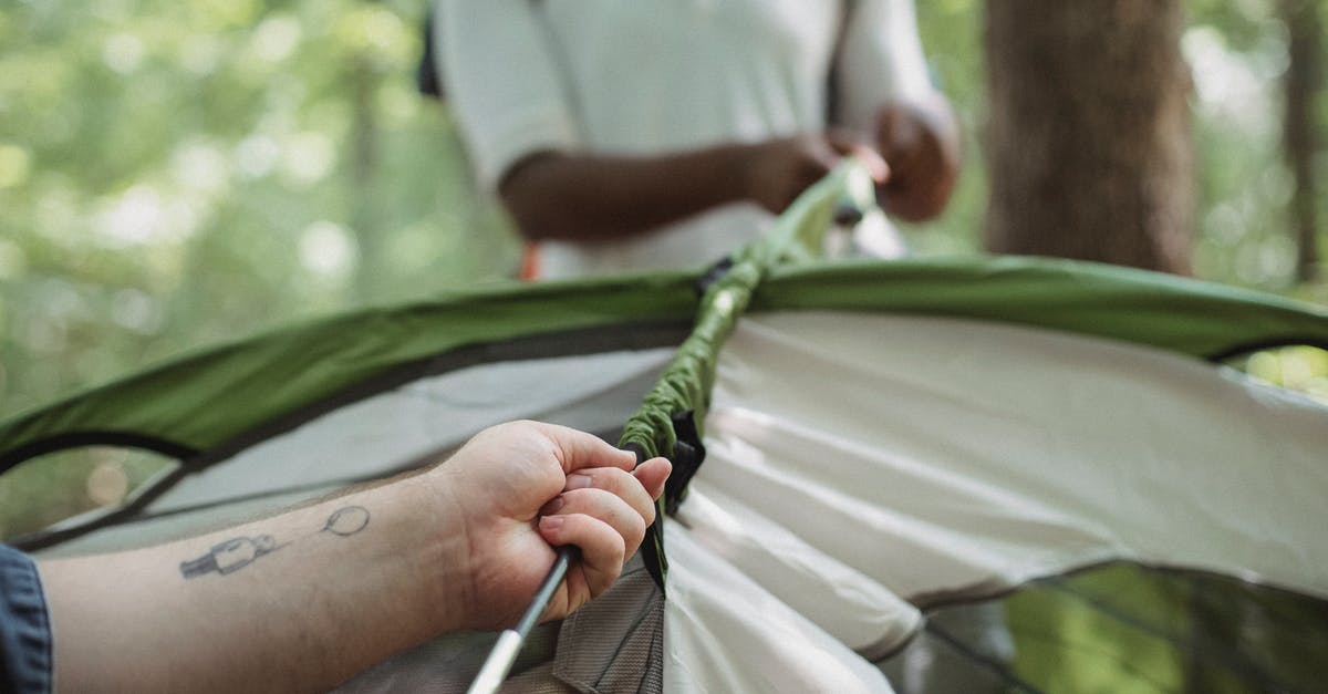 Significance of Clay Jensen's journey of getting his tattoo completed? - Crop multiracial friends setting up tent in woods