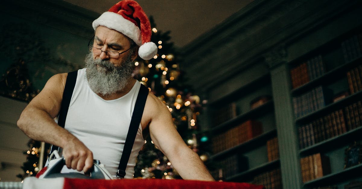 Significance of number 1239 in The Santa Clause - Man in White Tank Top Ironing Red Top