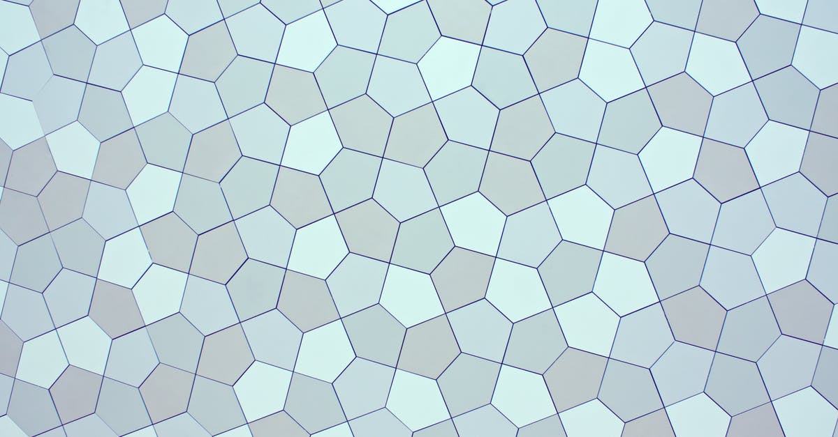 Similarities of Pixar and Dreamworks: any published explanation? - Overhead view of creative abstract backdrop with seamless pattern representing small pentagons with straight lines