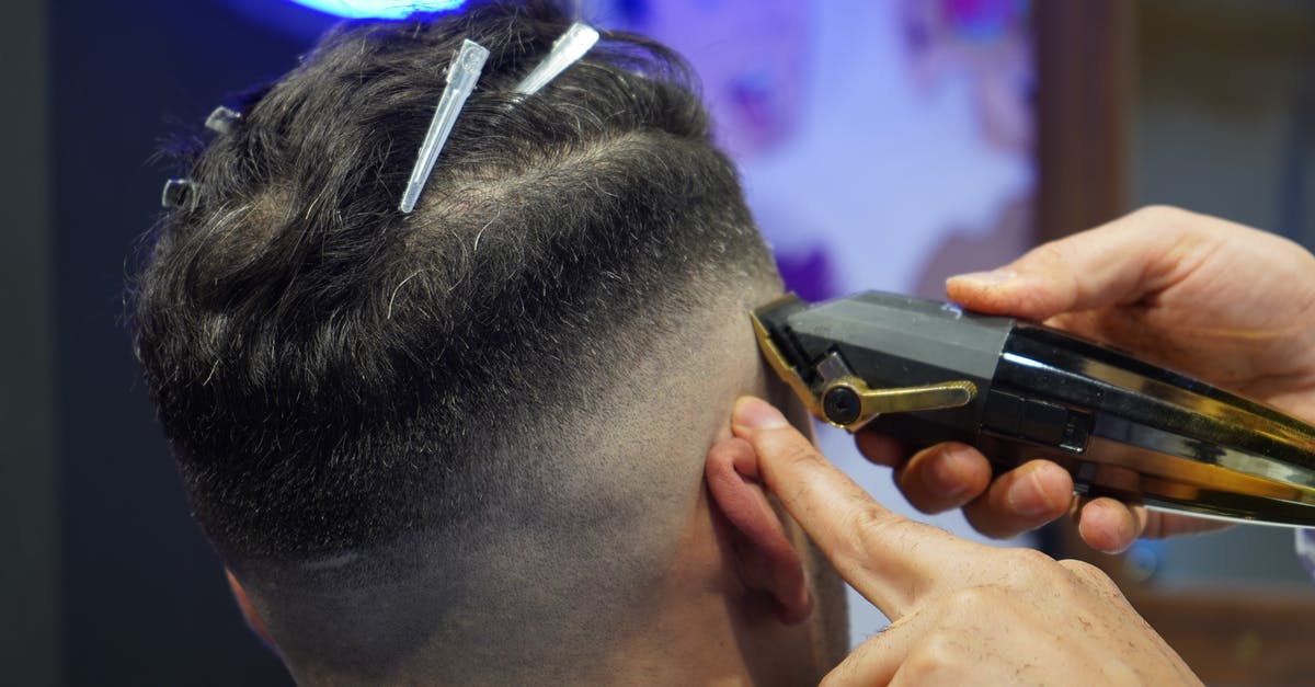 Terminator Haircut Change - shaving and equipment at the barbershop