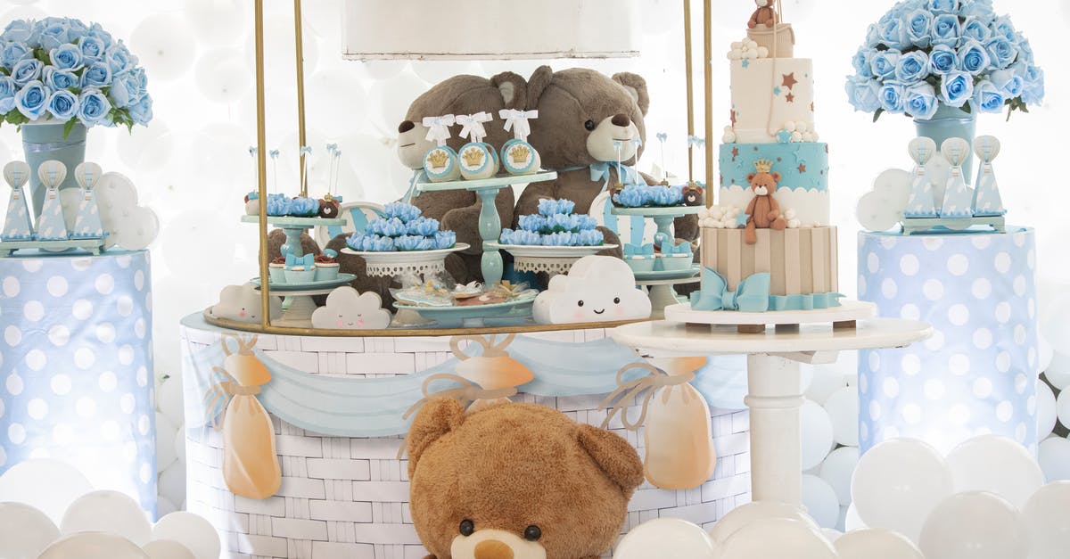 To what movies do the soundtracks in this Masha and the Bear episode belong? - Free stock photo of balloons, bear, birthday cake