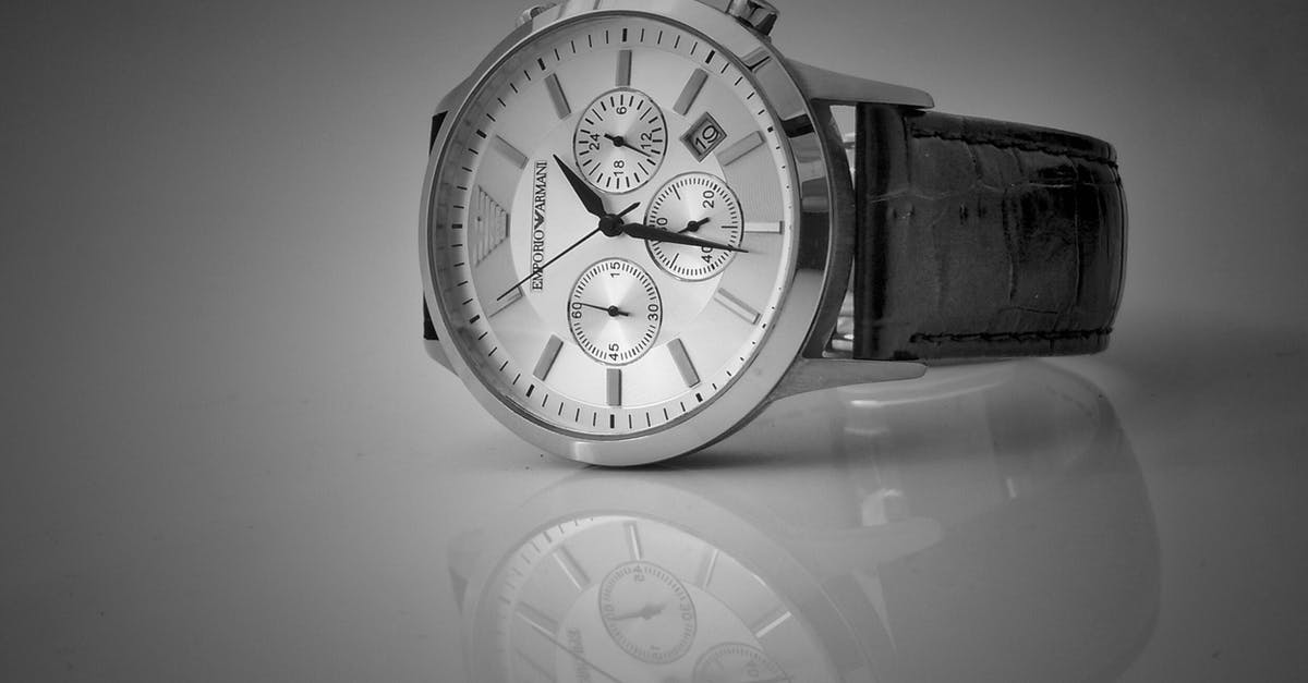 Was it Barry's reflection or himself after the time jump? - Black Leather Strap Silver Chronograph Watch