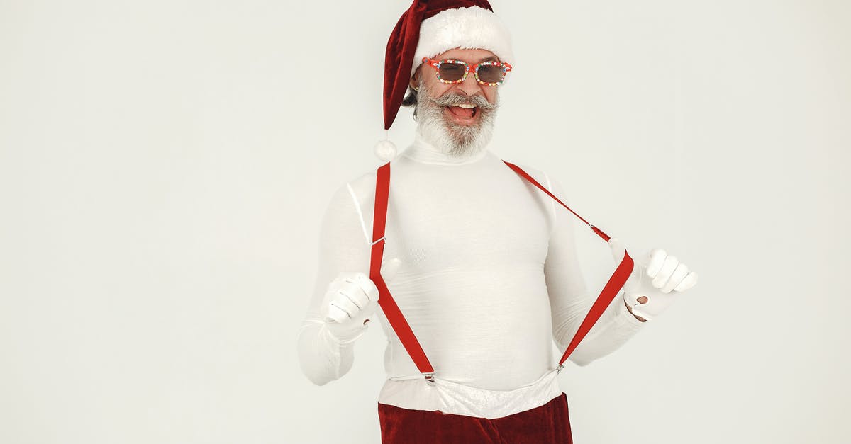 Was Kris Kringle really Santa? - Man in White Tank Top and Red Skirt Wearing White Sunglasses